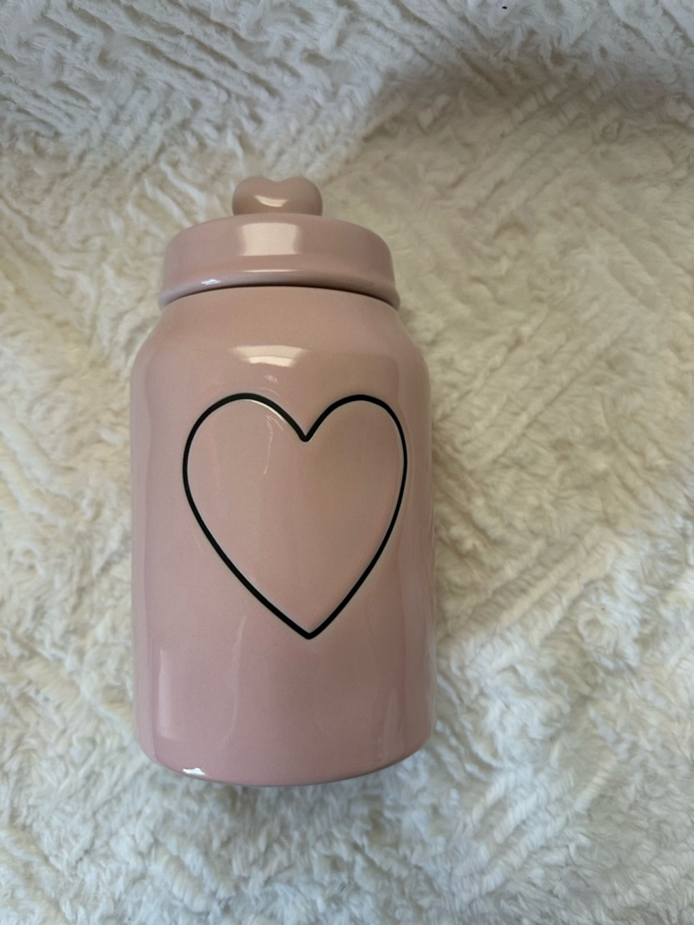 Rae Dunn pink ceramic jar 💗🎀🌸💕